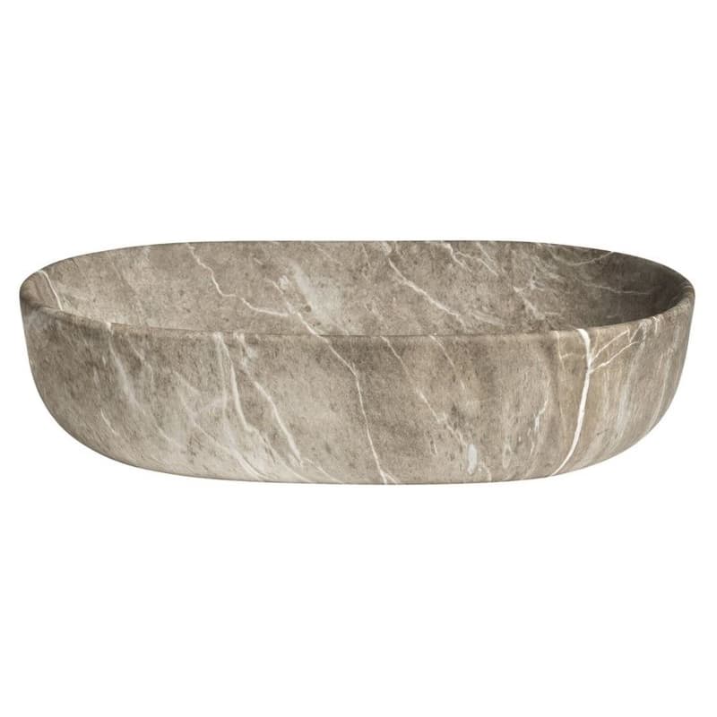 SAPHO - CALEO keramické umývadlo na dosku 60x42cm, breccia marmor CA590BM 2