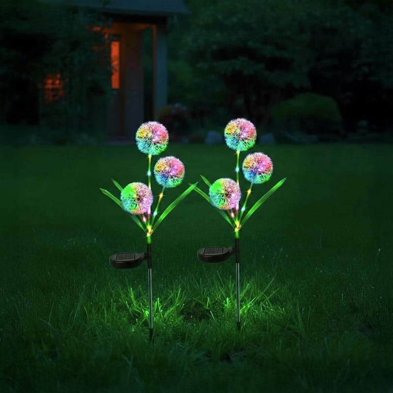 Záhradná púpava LED, 2 kusy 1
