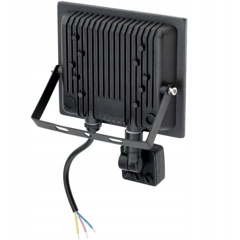 Halogénová LED lampa s pohybovým senzorom IP66 30W, studená biela 2