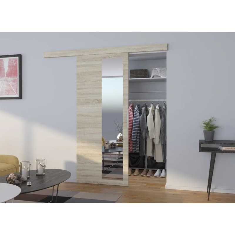 ArtAdrk Posuvné dvere MALTA | 106 cm Farba: Čierna 5