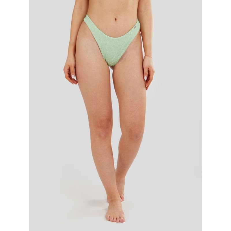 Dámske plavky spodný diel FUNDANGO Sunset Brazilian Jacquard Bottoms-521-pool green 2