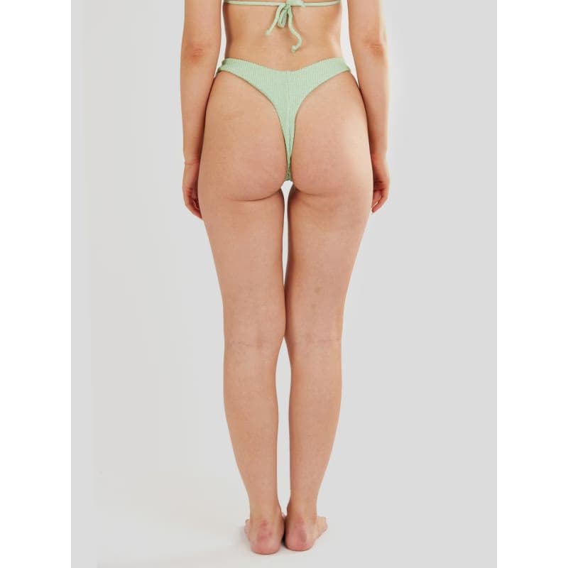 Dámske plavky spodný diel FUNDANGO Sunset Brazilian Jacquard Bottoms-521-pool green 3