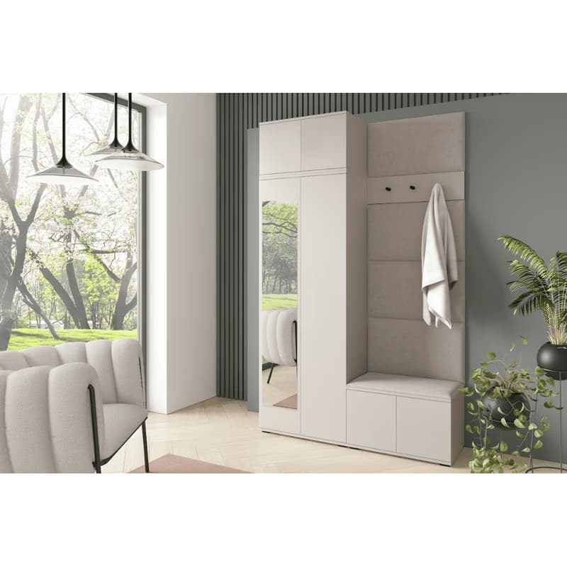 ArtPK Predsieň BIANCO 4 | cashmere so zrkadlom Farba: Trinity 02 2