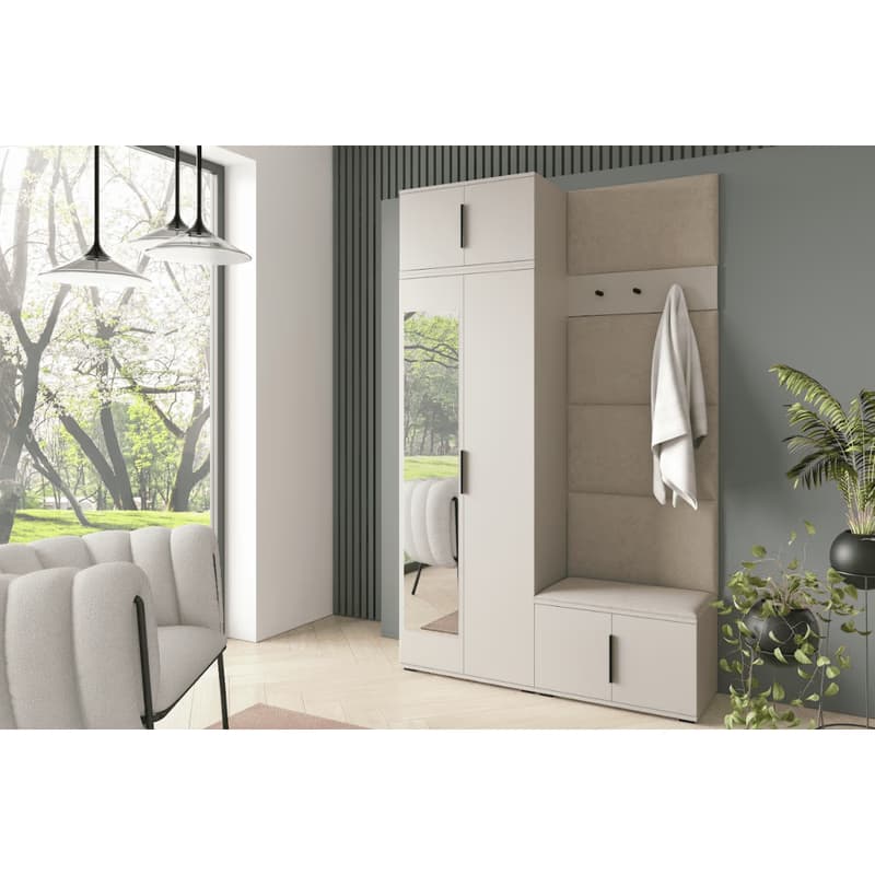 ArtPK Predsieň BIANCO 4 | cashmere so zrkadlom Farba: Trinity 02 5