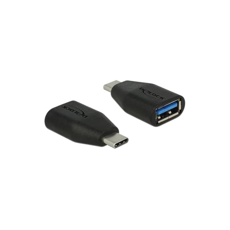 Delock Adaptér SuperSpeed USB 10 Gbps (USB 3.1 Gen 2) USB Type-C™ samec > Typ-A samica 1