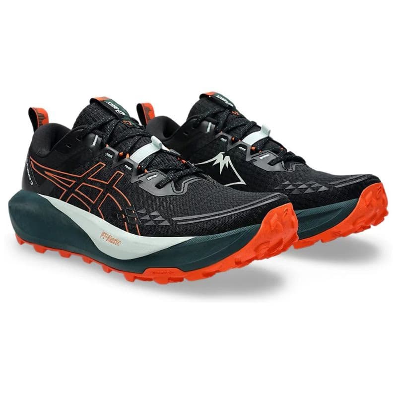 Pánska bežecká trailová obuv ASICS Gel Trabuco 13 M black nova orange 4