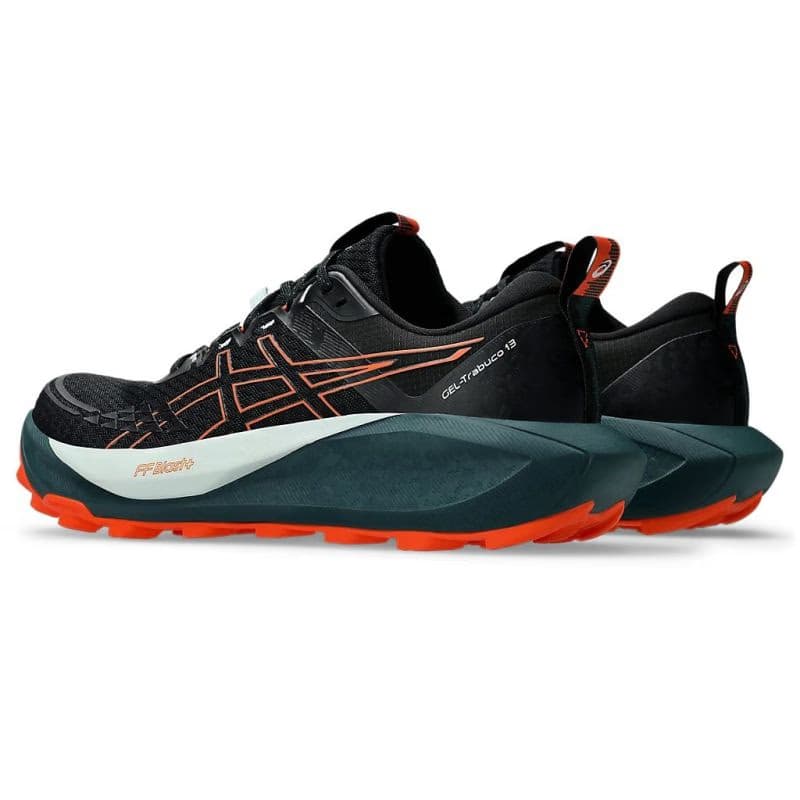 Pánska bežecká trailová obuv ASICS Gel Trabuco 13 M black nova orange 5