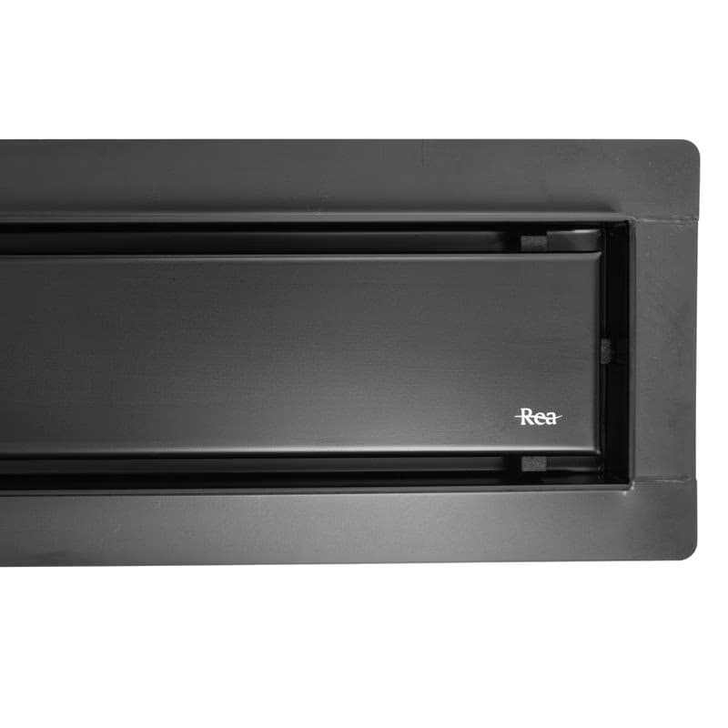 REA - Odtokový žľab 100 Pure Neox - matný čierny REA-G6605 2