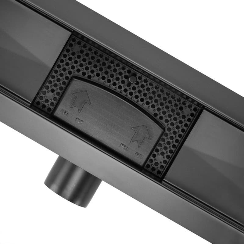 REA - Odtokový žľab 100 Pure Neox - matný čierny REA-G6605 6