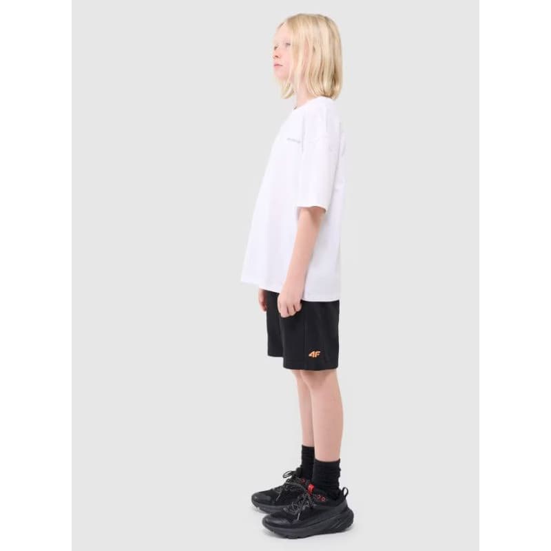 Chlapčenské teplákové kraťasy 4F JUNIOR SHORTS CAS M600-20S-DEEP BLACK 2