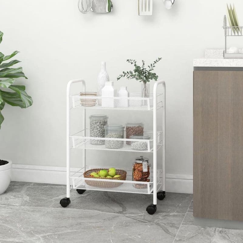 Servírovací vozík kov / plast Dekorhome 1