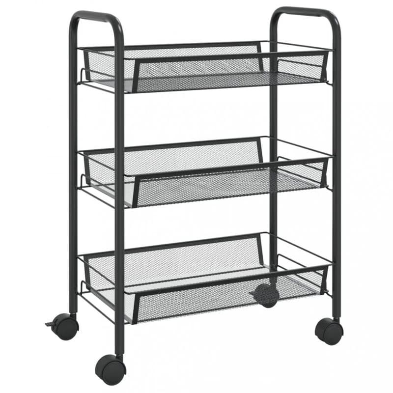 Servírovací vozík kov / plast Dekorhome 3