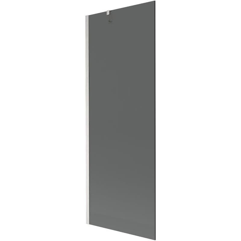 MEXEN/S - Next vaňová zástena FIX 70 x 150, grafit, nikel kartáčovaná 895-070-000-00-40-97