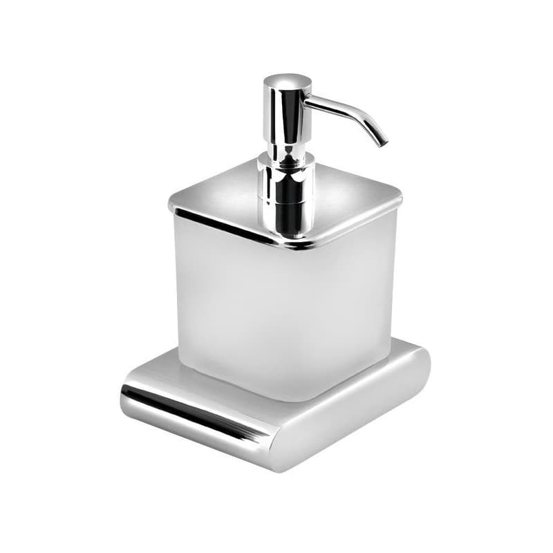 SAPHO - FLORI dávkovač mydla 300ml, mliečne sklo, chróm RF019