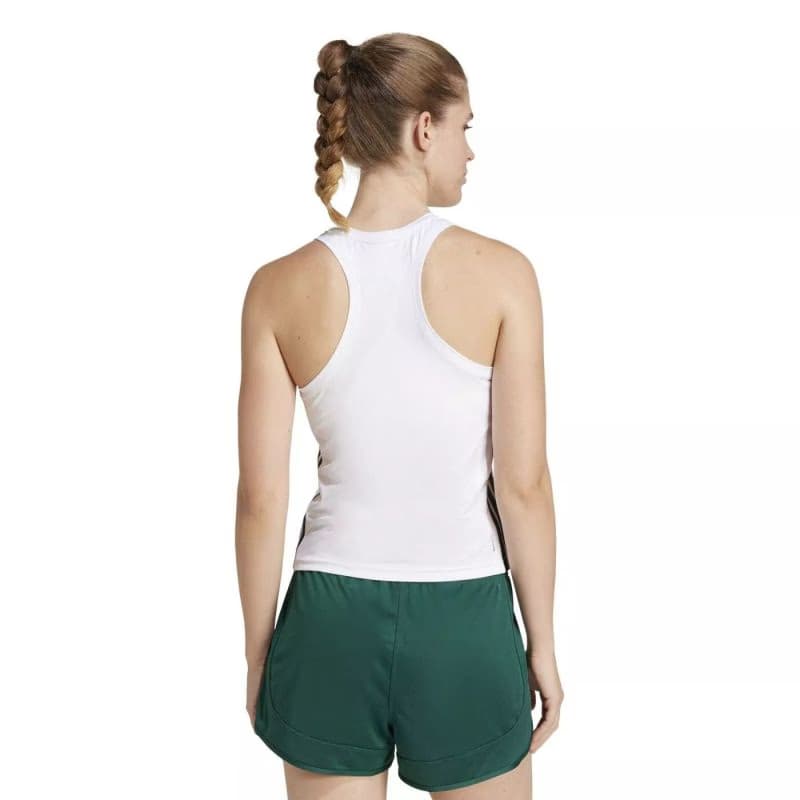 Dámske tréningové tielko ADIDAS WE 3S TK WHITE BLACK 3
