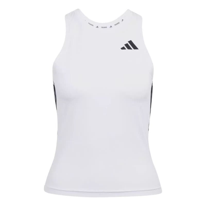 Dámske tréningové tielko ADIDAS WE 3S TK WHITE BLACK 6
