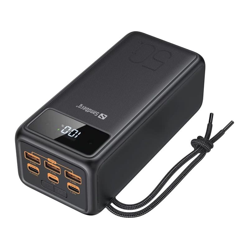 Sandberg Powerbank USB-C PD 130W 50000 čierna 1
