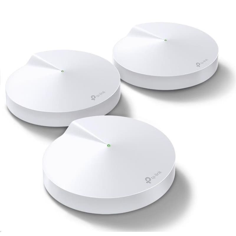 TP-Link Deco M5(3-Pack) WiFi5 Mesh (AC1300, 2, 4GHz/5GHz, 2xGbELAN/WAN)