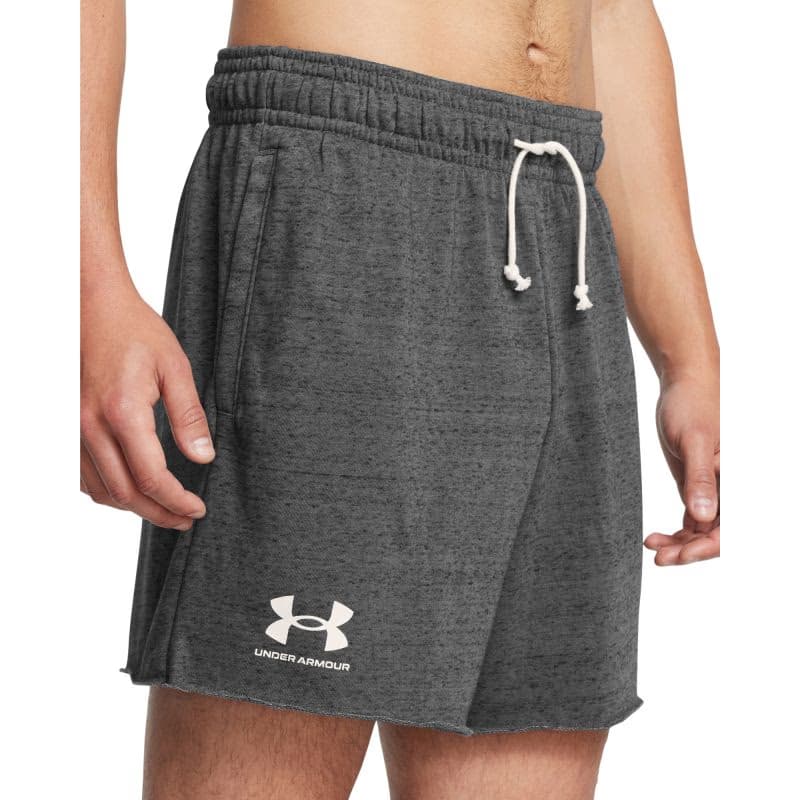 Pánske teplákové kraťasy UNDER ARMOUR UA Rival Terry 6in Short-GRY 2