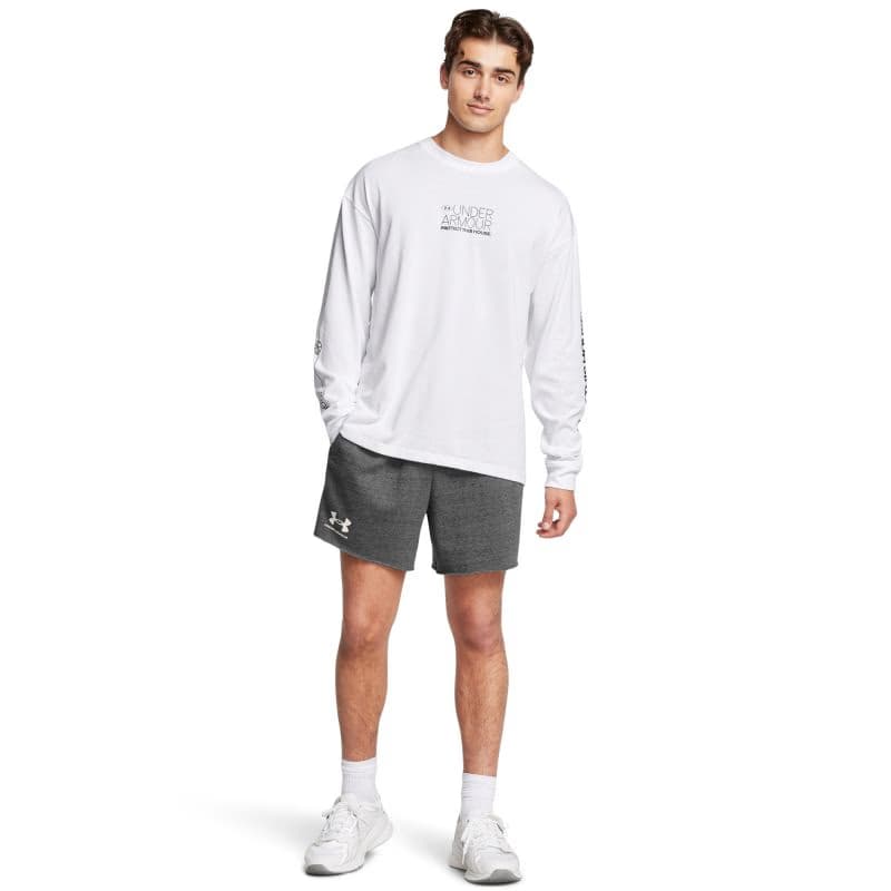 Pánske teplákové kraťasy UNDER ARMOUR UA Rival Terry 6in Short-GRY 4