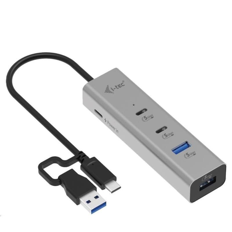 i-tec Universal Charging Metal HUB 2x USB-C + 2x USB-A Port, PD 85W 1