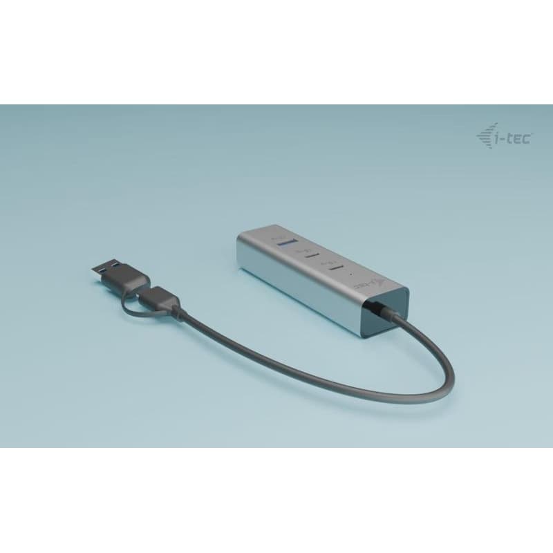 i-tec Universal Charging Metal HUB 2x USB-C + 2x USB-A Port, PD 85W 3
