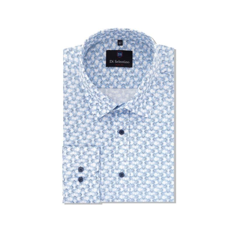 Pánska košeľa s moderným vzorom v SLIM FIT strihu BergenSLIM 3