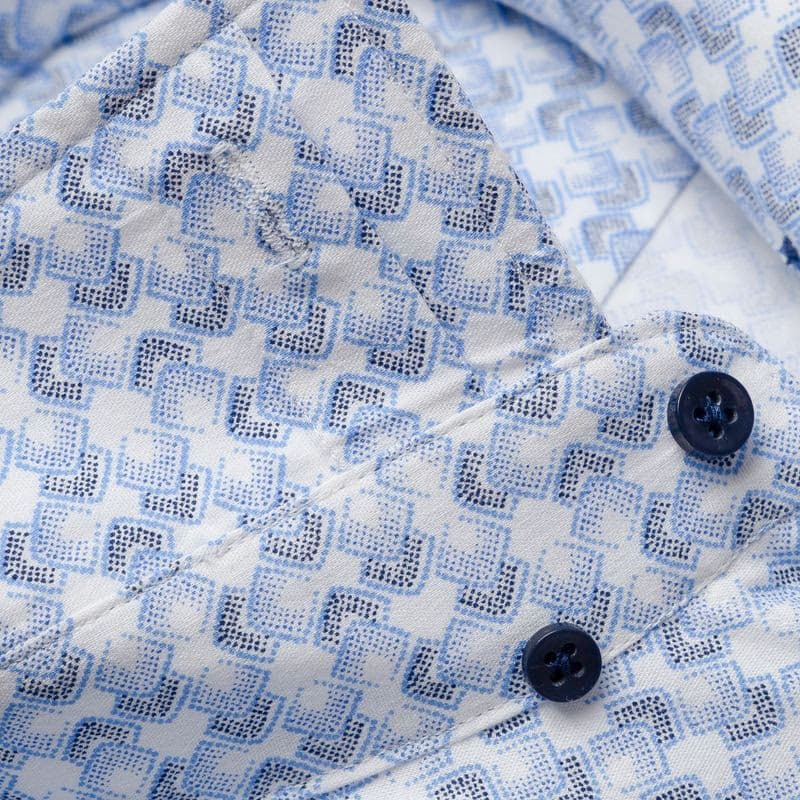 Pánska košeľa s moderným vzorom v SLIM FIT strihu BergenSLIM 4