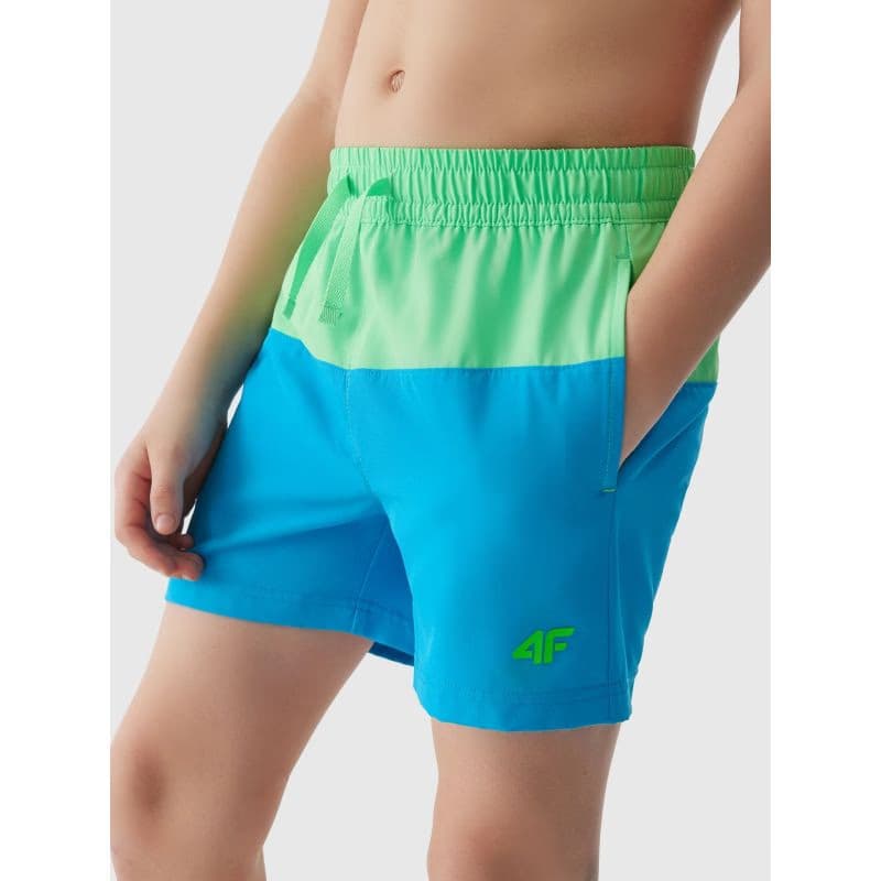 Chlapčenské plavky 4F JUNIOR BOARD SHORTS-4FJWSS24UBDSM069-33S-BLUE 2