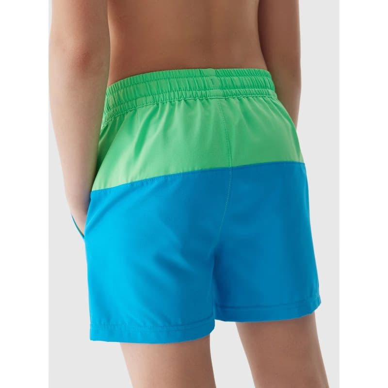 Chlapčenské plavky 4F JUNIOR BOARD SHORTS-4FJWSS24UBDSM069-33S-BLUE 4