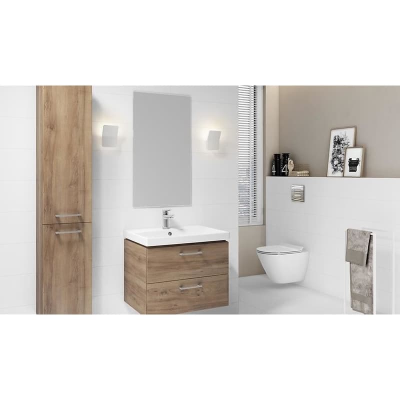 CERSANIT - SET 821 LARA COMO 80 (SKRINKA + UMÝVADLO) ORECH DSM S801-154-DSM 3