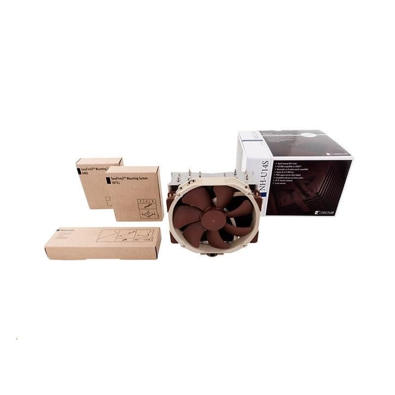 NOCTUA Chladič CPU NH-U14S, 1x 140mm, LGA1851, AM5, hnedá/strieborná 4