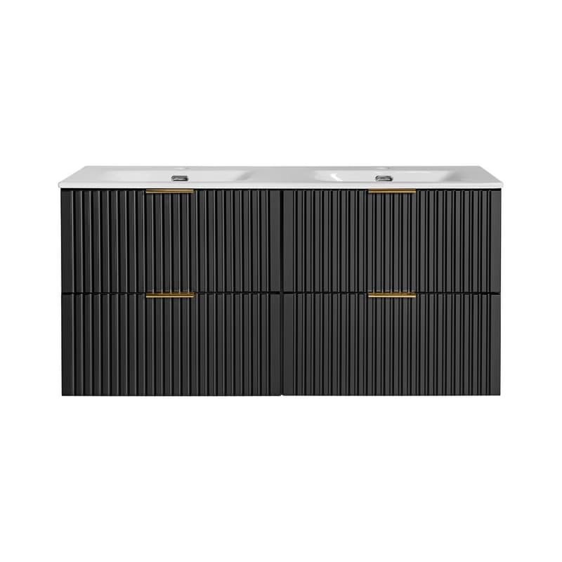 ArtCom Kúpeľňová skrinka s umývadlom ADEL Black U120/1 | 120 cm 2