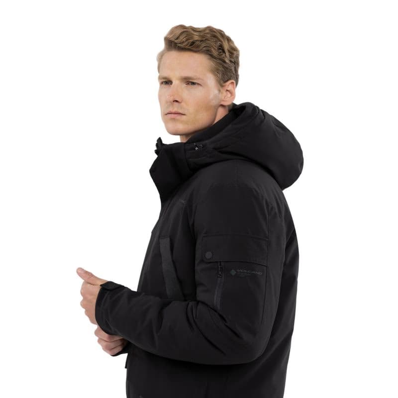 Pánska bunda VOLCANO J-WOLKEN-700-BLACK-I 2