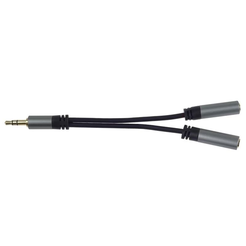 PremiumCord rozdvojka HQ 3, 5mm Jack Male - 2x Jack Female 15cm 3