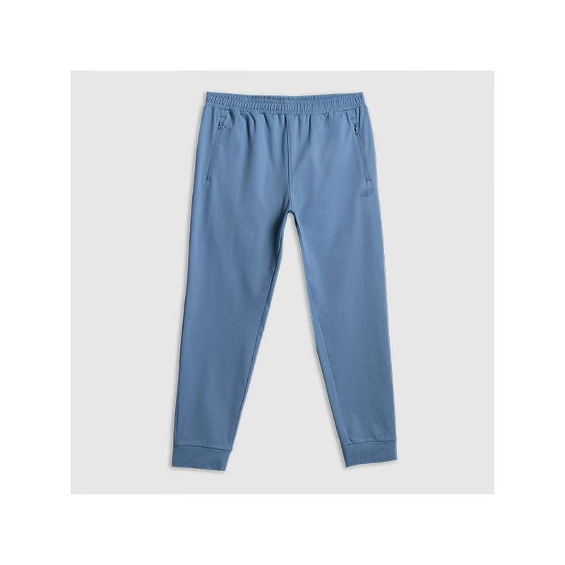 Pánske tepláky 4F TROUSERS FNK M1046-32M-DENIM MELANGE 5