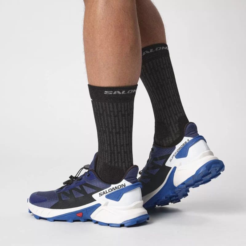 Pánska bežecká trailová obuv SALOMON Supercross 4 M blue print black lapis blue 6