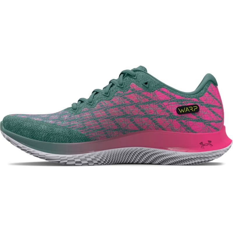 Pánska bežecká obuv UNDER ARMOUR UA FLOW Velociti Wind 2 DL retro teal electro pink black 2