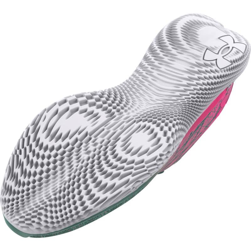 Pánska bežecká obuv UNDER ARMOUR UA FLOW Velociti Wind 2 DL retro teal electro pink black 5