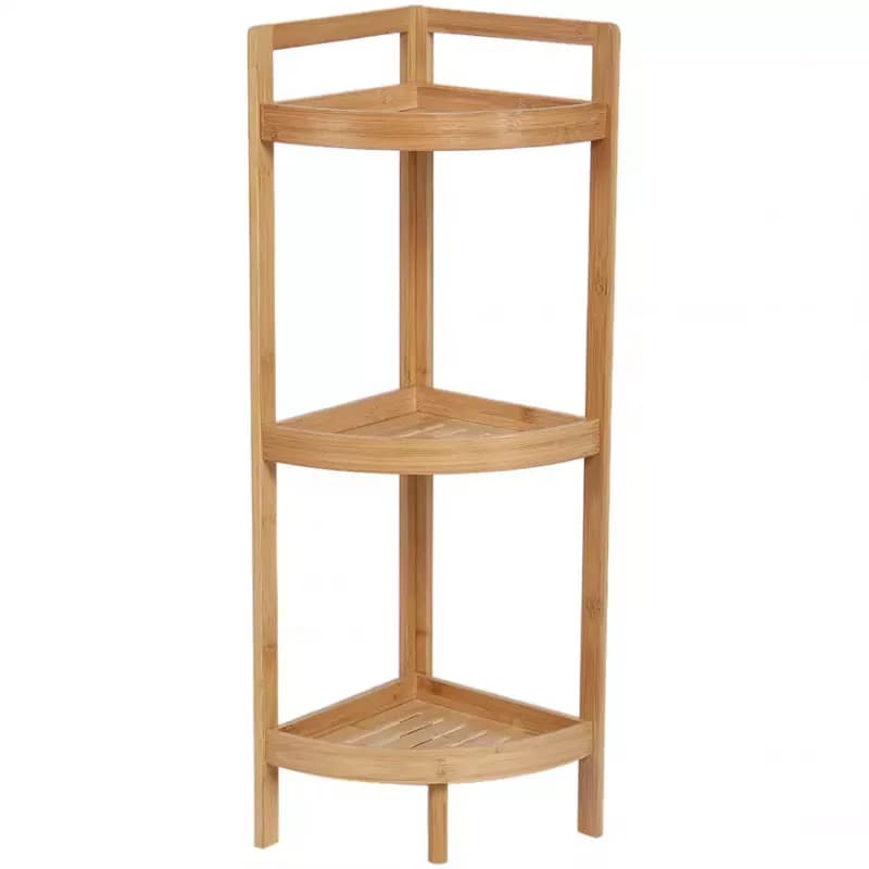 Regál 3-Poličkový Bambus 23.3x23x77cm Sca0208aa-A