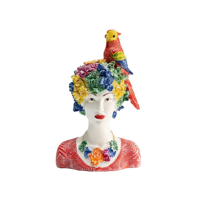 Flower Girl dekoračná soška viacfarebná 50 cm