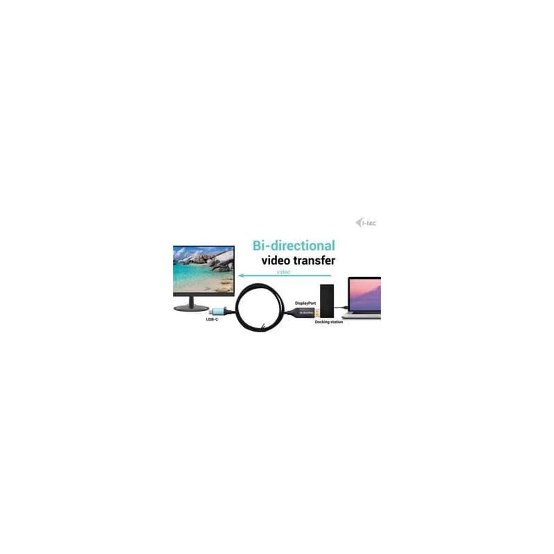 I-tec USB-C DisplayPort Bi-Directional Cable Adapter 8K/30Hz 150cm 6