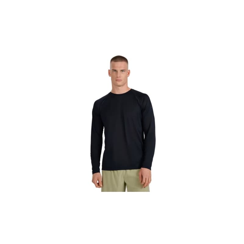 Pánske bežecké tričko s dlhým rukávom 4F LONGSLEEVE FNK M413-WAW25TFLOM413-20S-DEEP BLACK