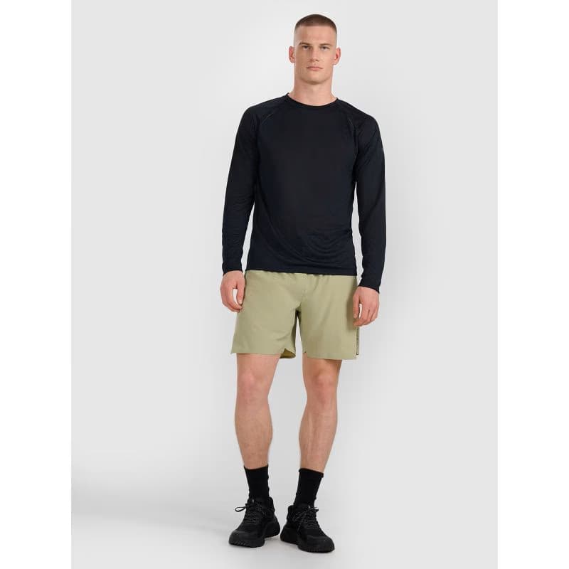 Pánske bežecké tričko s dlhým rukávom 4F LONGSLEEVE FNK M413-WAW25TFLOM413-20S-DEEP BLACK 5
