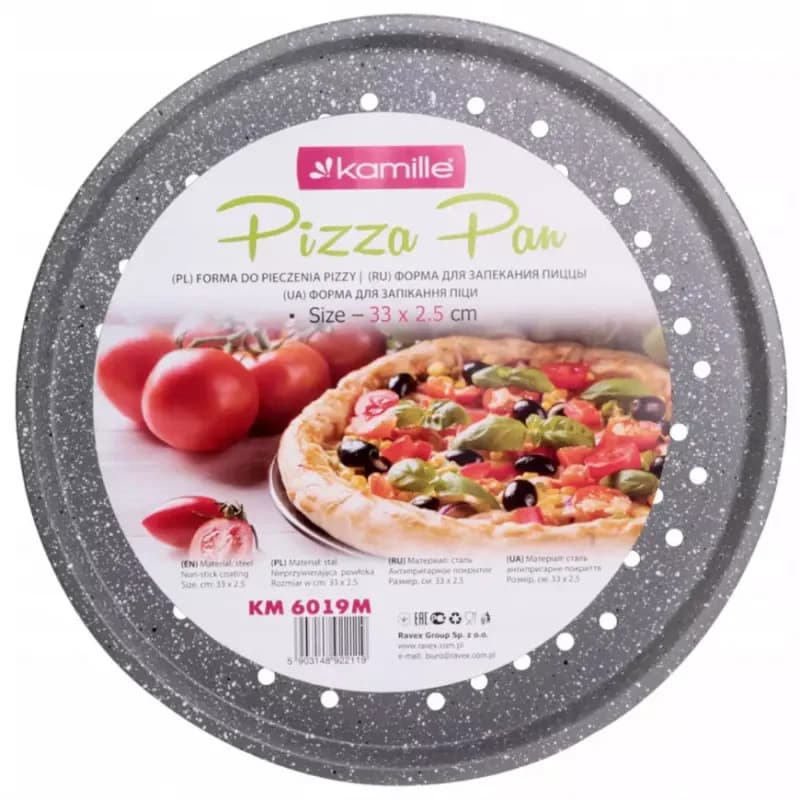 Forma na pizzu 33x2,5cm mramorová 1