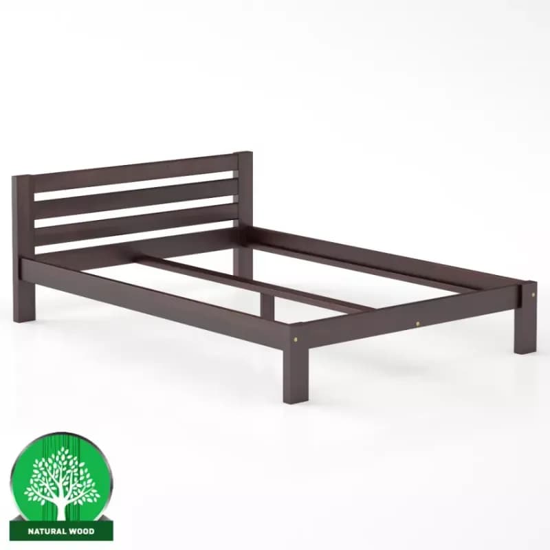Posteľ borovica LK105–140x200 orech 1