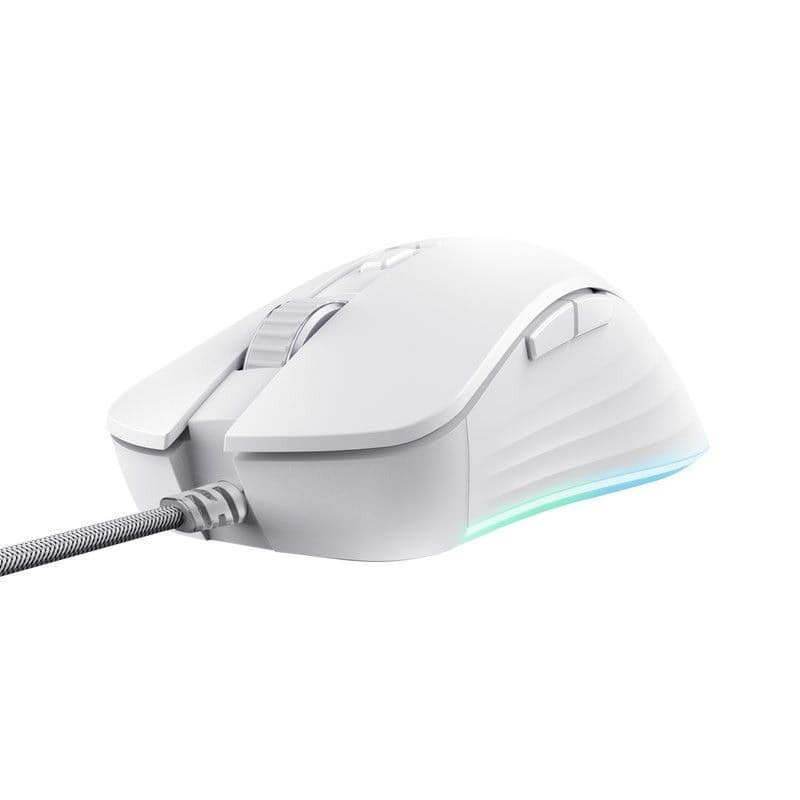 TRUST herná myš GXT 924W YBAR+ Gaming Mouse, optická, USB, biela 1