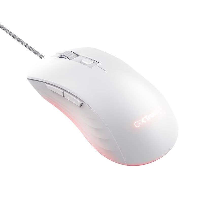 TRUST herná myš GXT 924W YBAR+ Gaming Mouse, optická, USB, biela 2