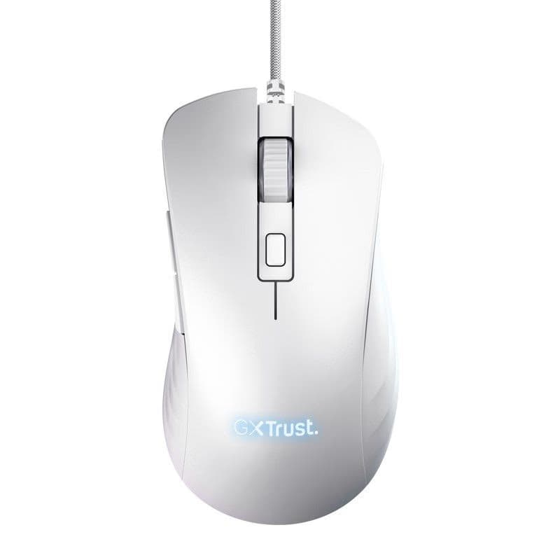 TRUST herná myš GXT 924W YBAR+ Gaming Mouse, optická, USB, biela 3