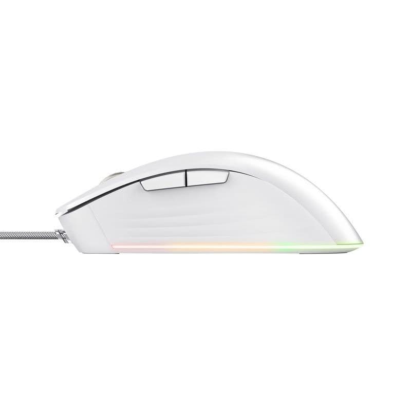 TRUST herná myš GXT 924W YBAR+ Gaming Mouse, optická, USB, biela 4